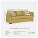 Keerwick Sunflower Queen 94" Sofa Sleeper