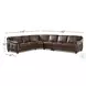 Bexley Caramel Top Grain Leather 4 Piece Sectional