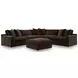 Maxton Heights Bittersweet 5 Piece Modular Sectional