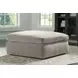 Maxton Heights Pebble Upholstered Square Oversized Accent Ottoman