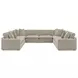 Maxton Heights Pebble 8 Piece Modular Sectional