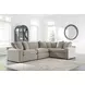 Maxton Heights Pebble 4 Piece Modular Sectional