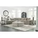 Maxton Heights Pebble 5 Piece Modular Sectional