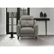 Cordell Slate Leather Zero Gravity Power Recliner with Power Headrest and USB Charging