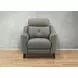 Cordell Slate Leather Zero Gravity Power Recliner with Power Headrest and USB Charging