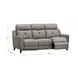 Cordell Slate Leather 86" Zero Gravity Power Reclining Sofa with Power Headrest and USB Charging