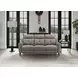 Cordell Slate Leather 86" Zero Gravity Power Reclining Sofa with Power Headrest and USB Charging