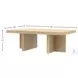Donte Natural Rectangular Coffee Table