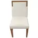 Donte Oak Upholstered Side Chair Set of 2