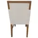 Donte Oak Upholstered Side Chair Set of 2