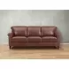 Navrell Pecan Leather Living Room Set