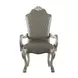 Dresden Gray Upholstered Arm Chair with Nailhead Trim Set of 2