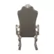 Dresden Gray Upholstered Arm Chair with Nailhead Trim Set of 2