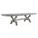 Dresden Vintage Bone White 108" Extendable Rectangular Dining Table