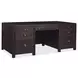 Driftwood Dark Brown 72" Executive Desk