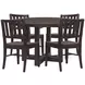 Driftwood Black 48" Round Dining Room Set