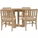Timberline Light Brown 48" Round Dining Room Set