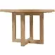 Driftwood Light Brown 48" Round Dining Room Set