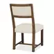 Timberline Medium Brown and Beige Upholstered Side Chair