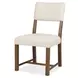 Timberline Medium Brown and Beige Upholstered Side Chair