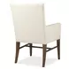 Driftwood Beige and Medium Brown Upholstered Arm Chair