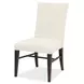 Driftwood Beige and Black Upholstered Side Chair
