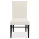 Driftwood Beige and Black Upholstered Side Chair