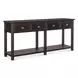 Driftwood Black 4 Drawer Sideboard