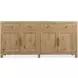 Driftwood Light Brown 48" Round Dining Room Set