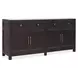 Driftwood Black 4 Door Buffet