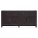 Driftwood Black 4 Door Buffet