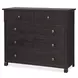 Timberline Black 5 Drawer Chest