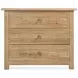 Driftwood Light Brown 3 Drawer Bachelor's Chest