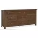 Timberline Medium Brown Panel Bedroom Set