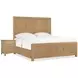 Driftwood Light Brown Panel Bedroom Set