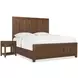 Timberline Medium Brown Panel Bedroom Set