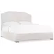 Driftwood Beige Upholstered King Panel Bed