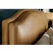Driftwood Brown Upholstered California King Panel Bed