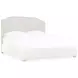 Driftwood Beige Upholstered King Panel Bed