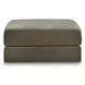 Camellia Court Coffee Upholstered Square Storage Ottoman with Casters
