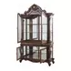 Picardy Honey Oak 4 Door Curio Cabinet with LED