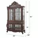 Picardy Honey Oak 4 Door Curio Cabinet with LED