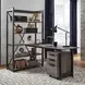 Riverbend Creek Graystone 2 Piece Desk Set with USB Charging