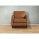 Yorwick Cognac Leather Upholstered Accent Chair