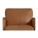 Yorwick Cognac Leather Upholstered Accent Chair