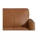 Yorwick Cognac Leather 57" Loveseat