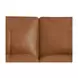 Yorwick Cognac Leather 57" Loveseat