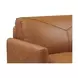 Yorwick Cognac Leather 57" Loveseat