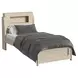 Darby Desert Twin Storage Panel Bed with USB Charging and LED