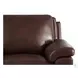 Ironvale Chestnut Leather Upholstered Accent Chair